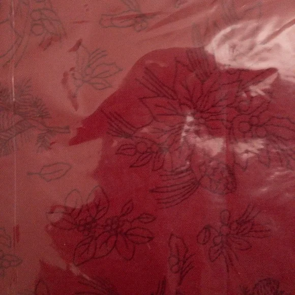 Longaburger Christmas Holiday Botanical Reversible 100% Cotton Placemat 2 Pack - Picture 8 of 10